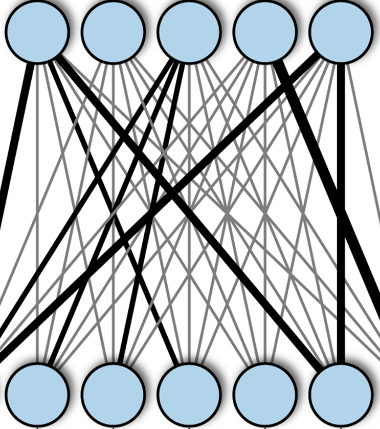 fully connected neural network visualization diagram